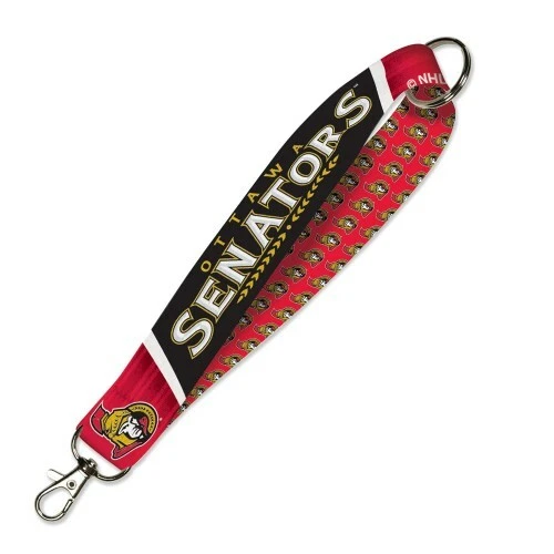 NHL OTTAWA SENATORS KEY BAND LANYARD KEY CHAIN 1" WIDTH NEW - Image 1 of 1