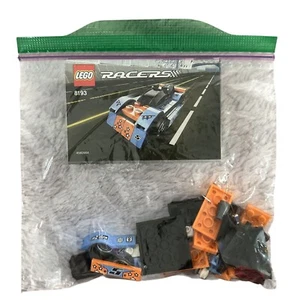 LEGO 8193 Tiny Turbos Racers Le Mans Racer Blue Bullet Car Complete w/ Manual - Picture 1 of 2
