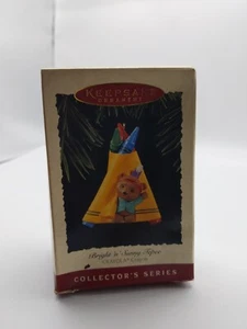 VTG 1995 Hallmark Ornament Crayola Crayon Bright n Sunny Tepee 7th Series - Picture 1 of 5