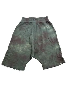 Little Moon Society Sweatshorts in Green Tie Dye - Picture 1 of 6