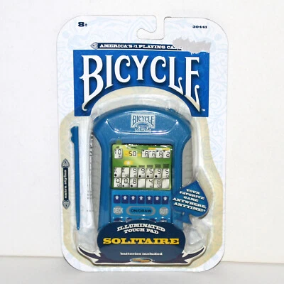 Jogo de cartas eletrônicas Bicycle Solitaire touch pad iluminado 2009 NOVO - Imagem 1 de 4