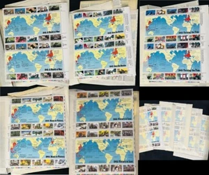 WWII 50th Anniversary Commemorative Stamps 1941-1945 Sets of 5 sheets of 20 - Picture 1 of 9
