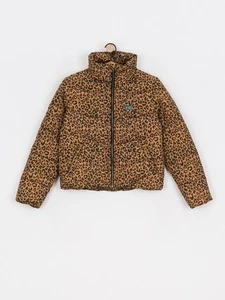 Leopard Print Vans Foundry V Puffer Jacket coat Size Small 8 10 - Picture 1 of 8