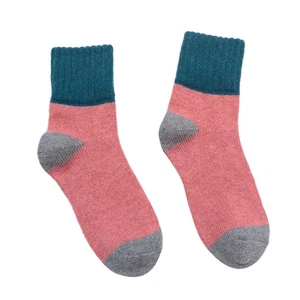 1 par de calcetines de invierno informales cálidos de punto grueso para mujer cómodos duraderos - Imagen 1 de 3