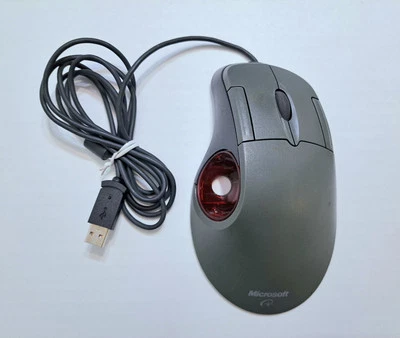 Microsoft Trackball Optical 1.0 PS2/USB Compatible WORKS NEEDS BALL - Image 1 of 4