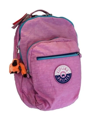 Mochila Kipling Rosa y Azul  Foto 1 de 4