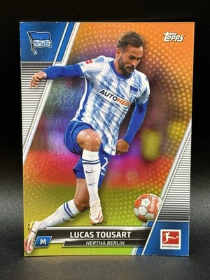 2021-22 Topps Bundesliga - Lucas Tousart #11 Gold Foil /50- Hertha Berlin - Image 1 of 4