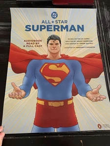 Poster audio drammatico All Star Superman SDCC 2025 esclusivo 11x17 - Foto 1 di 4