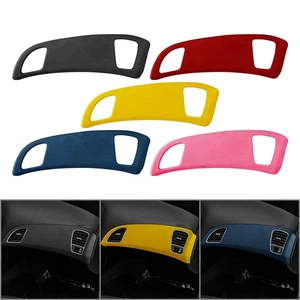 1pc Suede Dashboard Panel Decor Cover Trim For Chevrolet Corvette C7 2014-2019 - Bild 1 von 24