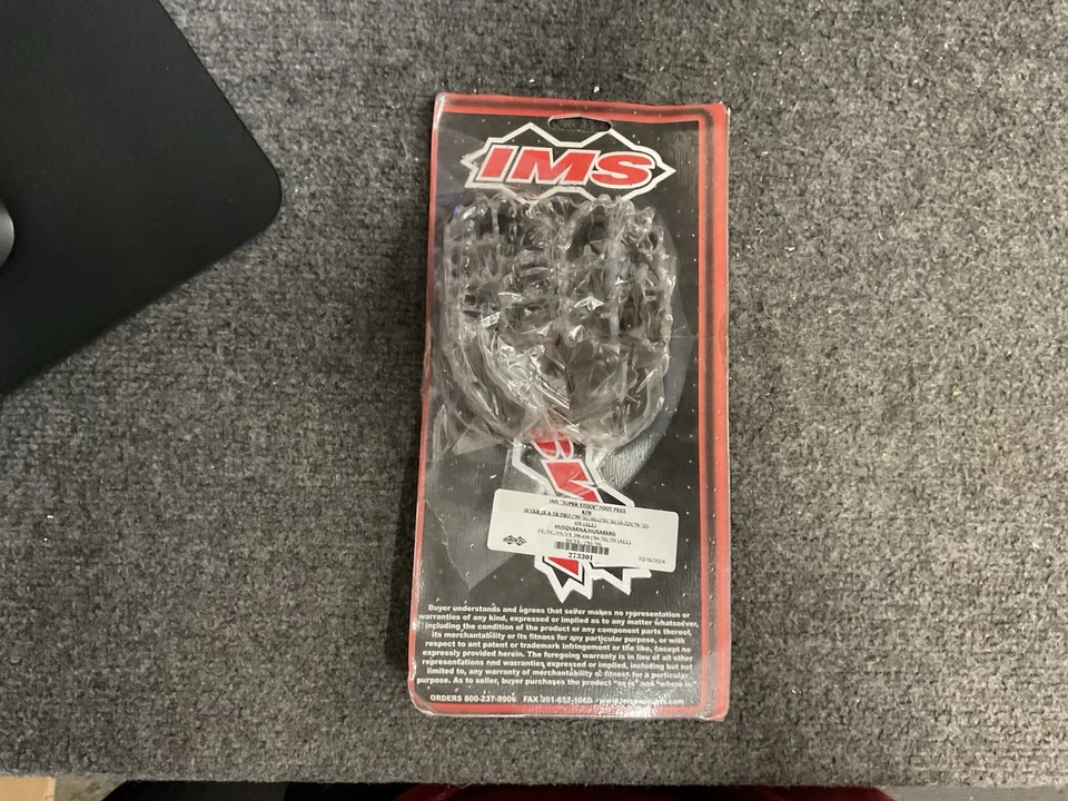 IMS Super Stock Foot Pegs Husqvarna KTM IMS 273301 Dirtbike Foot Pegs - Imagem 1 de 4