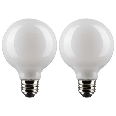 2Pk - Satco 4.5w G25 Globe Filament LED 2700K Medium Base Dimmable - 40w equiv - Image 1 of 4