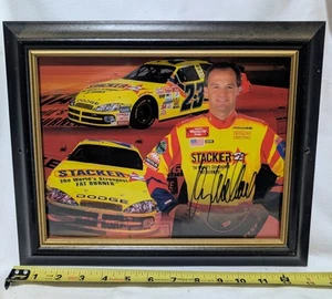 Kenny Wallace 8-1/2 x 11 Autograph photo  nascar  - Picture 1 of 2