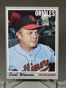 1970 Topps #148 Earl Weaver Baltimore Orioles HOF - Picture 1 of 3