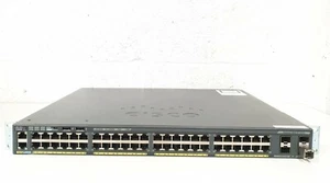 Cisco 2960X-48LPS-L V01 Switch LanBase WS-C2960X-48LPS-L Inc VAT - Zdjęcie 1 z 4