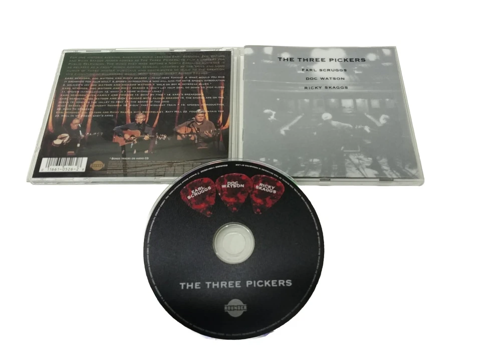 The Three Pickers - Earl Scruggs, Doc Watson, Ricky Skaggs (2003 CD) - Image 1 of 1