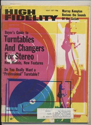 High Fidelity Music Magazine Vol 21 #05 May 1971 Sounds of the Sixties HiFi VTG - Image 1 of 3