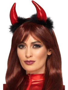 Metallic Devil Horns headband - Picture 1 of 3