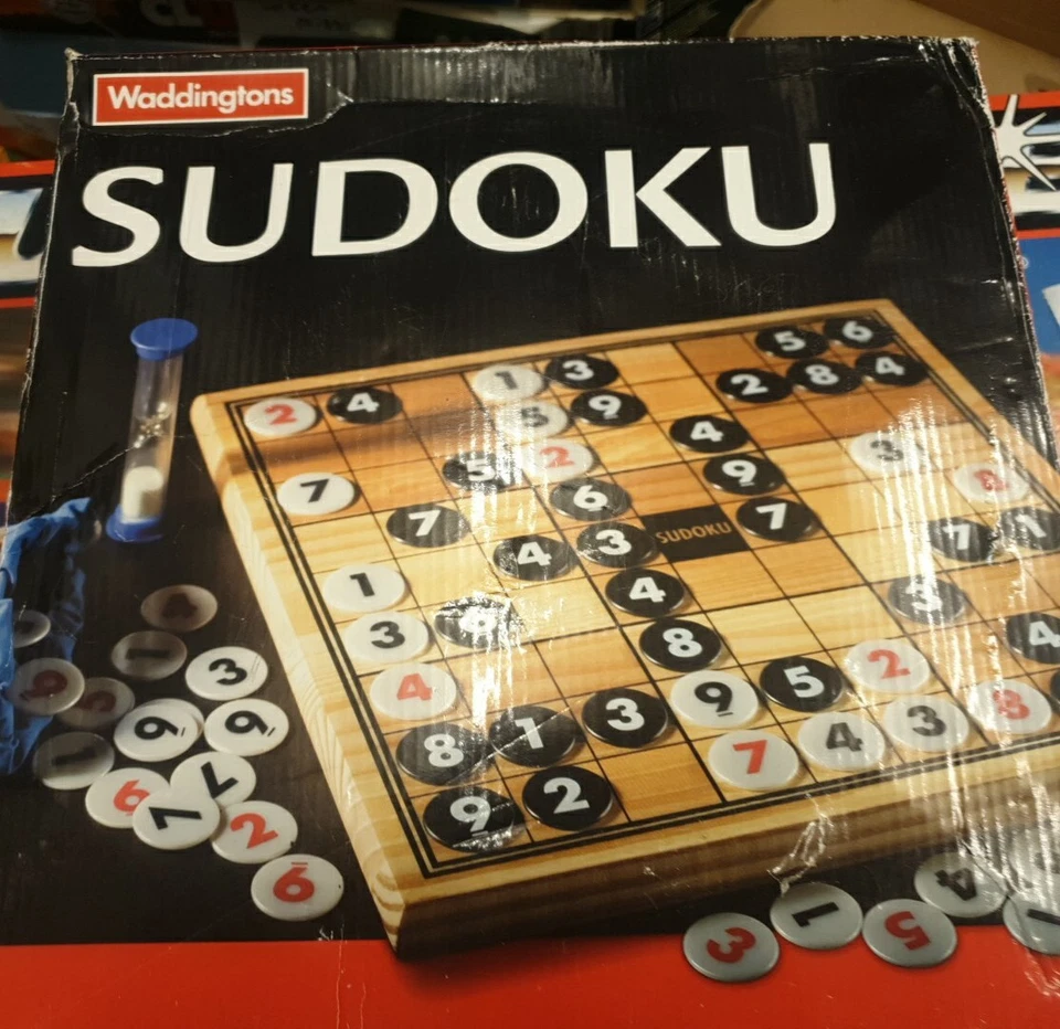 175. Waddingtons - Sudoku with sealed solid wood game board - All sealed inside. - Image 1 of 1