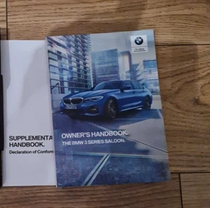 GENUINE BMW 3 SERIES 2015-2019 SALOON F30 HANDBOOK OWNERS MANUAL - Picture 1 of 1