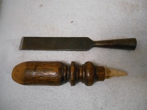 Vintage C.E. Jennings Marchio testa freccia 1" scalpello - Foto 1 di 7