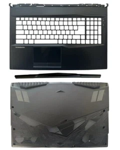 New For MSI GL75 9SE 9SD MS-17E2 MS-17E4 Upper Palmrest/ Bottom Case/Hinge Cover - Picture 1 of 7