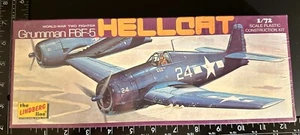 Lindbergh Line Grumman F6F-5 Hellcat Plastic Model Airplane Kit, WWII Plane HR87 - Picture 1 of 1