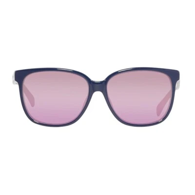 Gafas de sol Just Cavalli JC645S azul oscuro cuadradas espejadas marcos 58-14-140 Foto 1 de 3