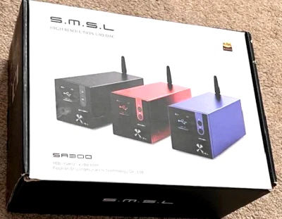 SMSL SA300 BLUETOOTH 5.0 HIFI HIGH POWER DIGITAL AMPLIFIER BLACK - Image 1 of 3