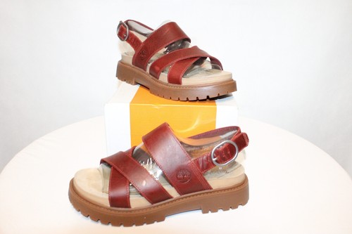 Timberland Clairemont Way sandali donna marrone EU taglia 37 nuovi fattura IVA