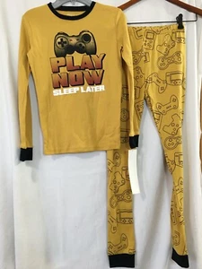 New Carter's Boys Video Game Pajama set Snug Fit Yellow  many sizes - Picture 1 of 5