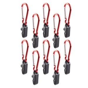 10Pcs Tarp Clips with Carabiner Lock Grip Awning Clamp Canopy Clamp - Picture 1 of 12