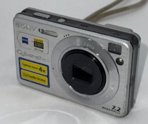 SONY Cyber-Shot DSC-W110 7.2MP Digital Camera - Silver - AUSSIE STOCK - Picture 1 of 2