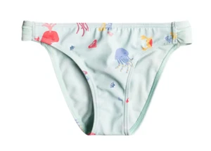 Roxy Kids L26345 Girls Fair Aqua Sea Party Under the Ocean Bikini Bottoms Size 7 - Picture 1 of 4
