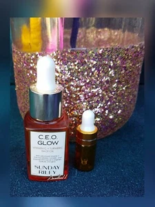 Sunday Riley C.E.O ~ GLOW VITAMIN C + KURKUMA ~ Gesichtsöl ~ Probe Reise Gr. 3 ML - Bild 1 von 4