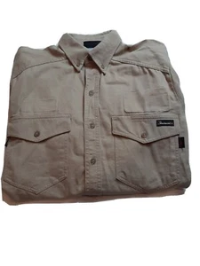 Camisa de trabajo Workrite FR resistente al fuego Protera HRC 2 botones talla mediana 42R - Imagen 1 de 6