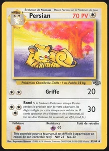 Carte Pokémon Persian 42/64 Jungle Français - Picture 1 of 2