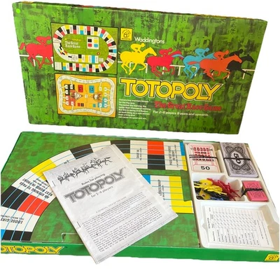 Totopoly Board Game Vintage 1972 Waddington’s Excellent Complete Condition - Image 1 of 4