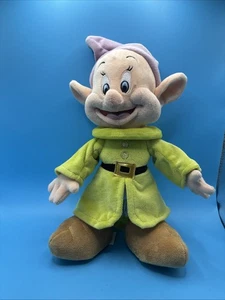 Snow White and The Seven Dwarfs Dopey 11" Standing Plush Genuine Disney Store - Picture 1 of 6