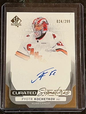 Pyotr Kochetkov Curated Signatures /299 #SPC-KO 2024-25 Upper Deck SP Authentic - Image 1 of 2