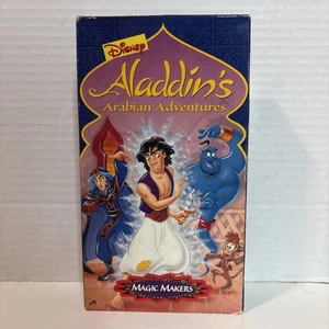 Aladdin’s Arabian Adventures Magic Makers VHS Disney Cartoon TV Show 90s Tape - Picture 1 of 8
