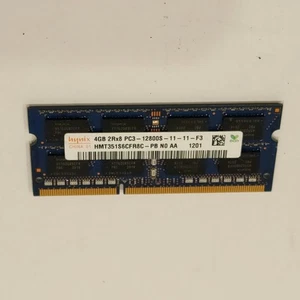 Memoria para computadora portátil Hynix 4 GB 2RX8 PC3-12800S-11-11-F3 RMT3160ED58E9W-1600 76 - Imagen 1 de 1