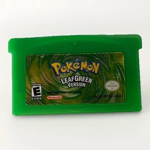 Pokemon LeafGreen Version (Nintendo GameBoy Advance, GBA) Authentic Game Cart - Picture 1 of 4