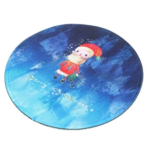 Weihnachtsmaus-Pad Nicht-Rutschgummi Creative Round Mouse Matte Weihnachtskissen - Afbeelding 1 van 12