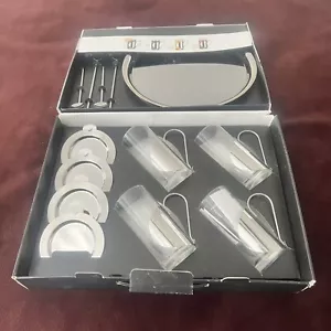 MENÜ Irische Kaffeetasse Glas mit Schalen Strohhalme Löffel Untersetzer Set Sammlung - Bild 1 von 17