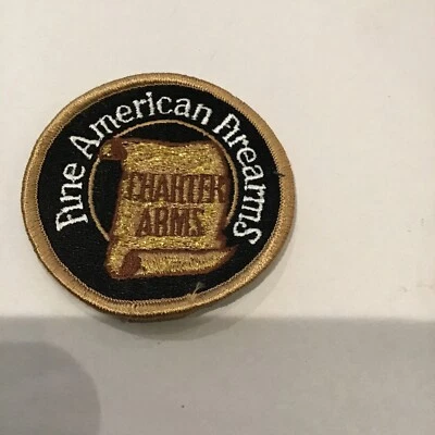 3” CHARTER ARMS “FINE AMERICAN FIREARMS” Embroidered Patch #P - Image 1 of 2