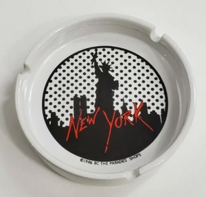 VINTAGE NEW YORK Ashtray 1986 BC The Paradies Shops Never Used - Picture 1 of 6