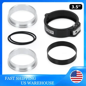 Conjunto de abrazadera sin pasador HD de 3,5"" aluminio negro 89 mm 3,5 pulgadas O.D. Tubo HD US - Imagen 1 de 23