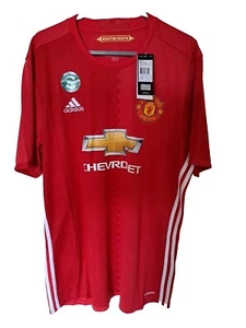 MANCHESTER UNITED 2016/2017 HOME FOOTBALL SHIRT ADIDAS JERSEY SIZE XL BNWT - Picture 1 of 4