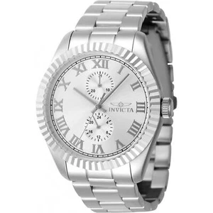 Invicta Men's Watch Specialty Quartz Silver Tone Dial Steel Bracelet 47421 - Picture 1 of 2
