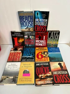 James Patterson Hard Cover - 8.5 x 6" - You Pick - Contemporary Action Detective - Picture 1 of 15